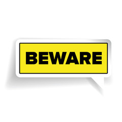 Beware sign label vector