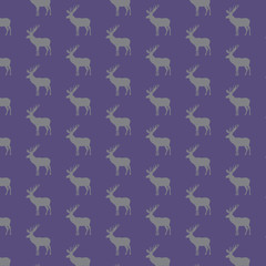 Pattern with deer