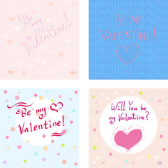 Valentine's Day Card set