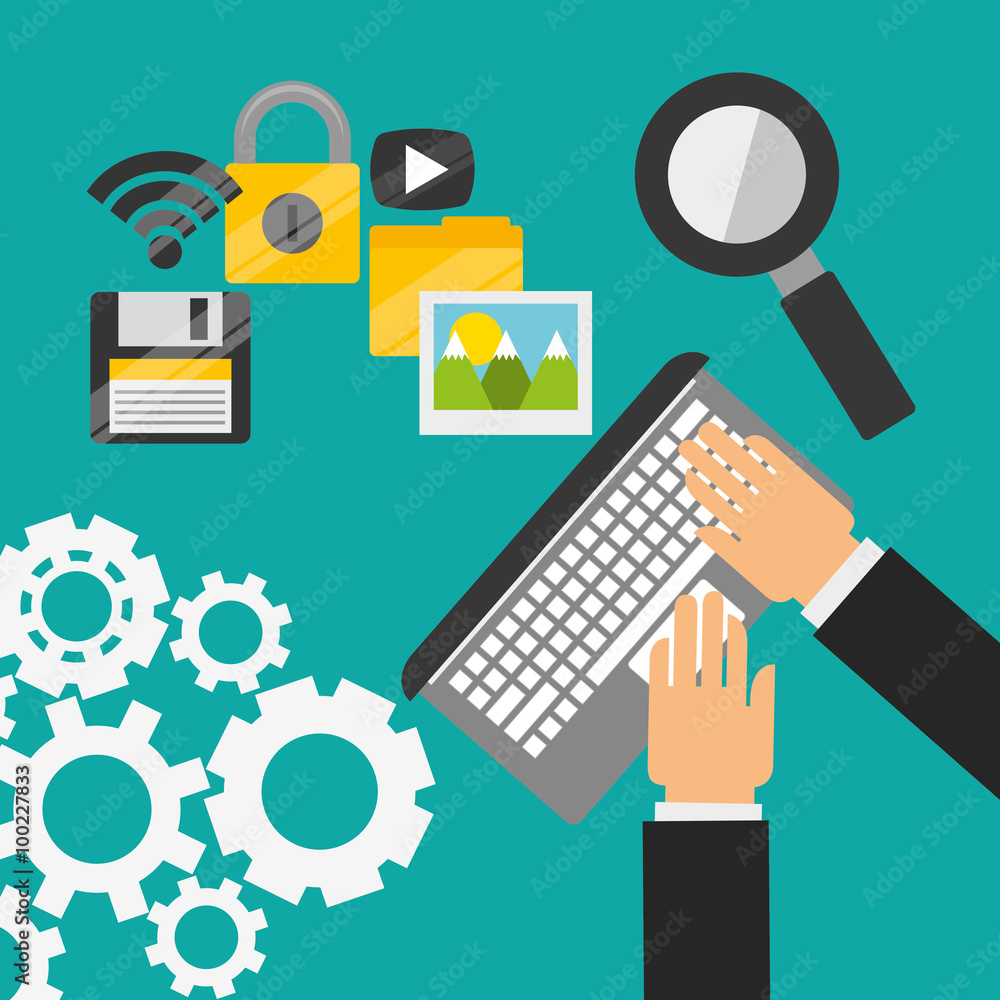 Poster web hosting design