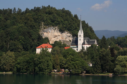 The views of Blead, Slovenia, year 2008
