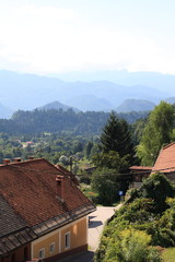 Fototapeta na wymiar The views of Blead, Slovenia, year 2008