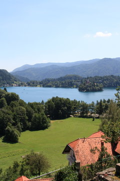The views of Blead, Slovenia, year 2008
