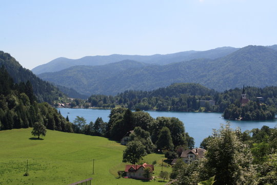 The views of Blead, Slovenia, year 2008