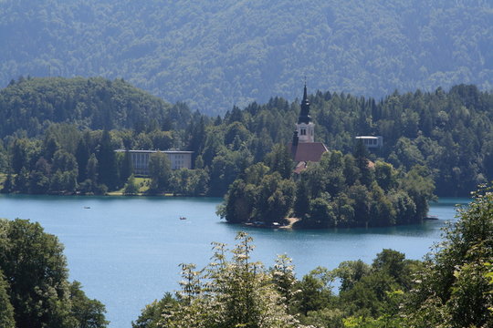 The views of Blead, Slovenia, year 2008