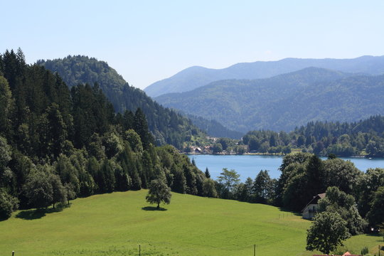 The views of Blead, Slovenia, year 2008