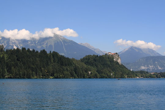 The views of Blead, Slovenia, year 2008