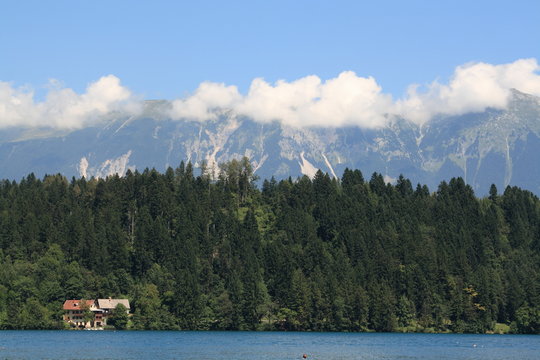 The views of Blead, Slovenia, year 2008