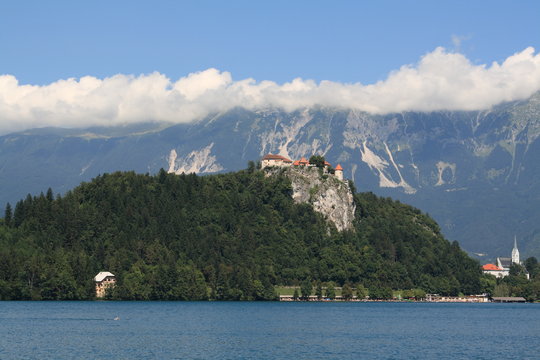 The views of Blead, Slovenia, year 2008