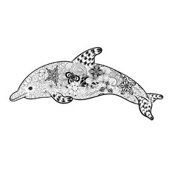 Dolphin doodle
