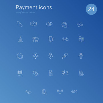 Payment and E-commerce icons