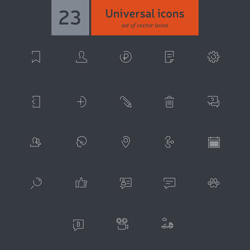 Universal icons