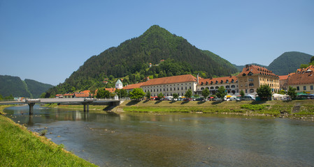 Fototapeta premium Lasko town, Slovenia