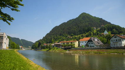 Fototapeta na wymiar Lasko town, Slovenia