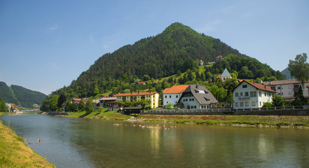 Fototapeta na wymiar Lasko town, Slovenia