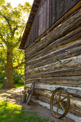 Rustic Wooden Barn Structure