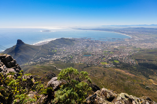 Kapstadt – Blick vom Tafelberg; Südafrika