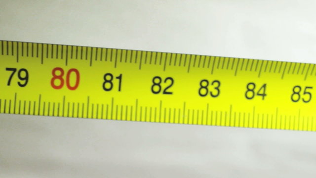 Yellow tape-line