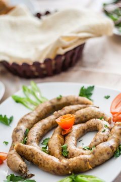Traditional Turkish food called "Mumbar" on a Dinner table