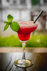 Cocktail on the table