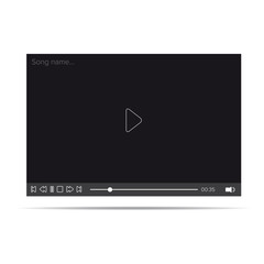 Flat video player for web and mobile apps