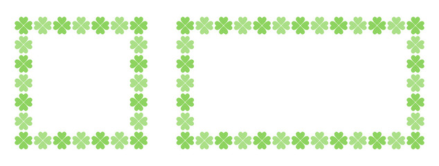 クローバーのフレーム