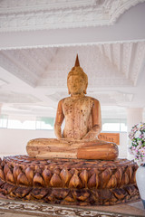 Wood Buddha statue