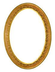 Vintage Retro old golden color wooden Picture Frame