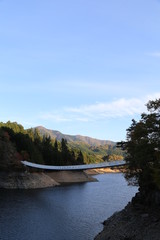 面河ダムの四季彩橋