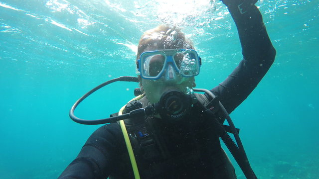 Scuba Diver underwater