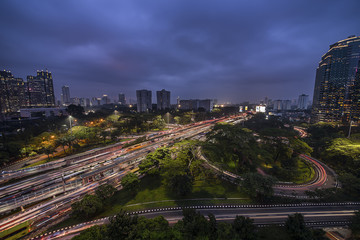 Fototapeta premium Jakarta city panorama