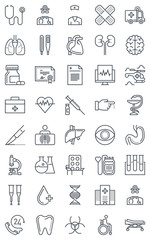 Hospital, health icon