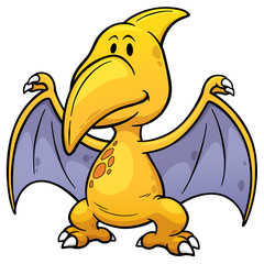 Vector illustration of Cartoon pteranodon © sararoom