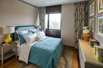 interior of modern bedroom