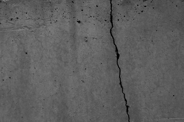 Crack of concrete