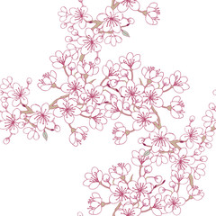 Seamless Pattern Sakura