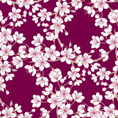 Seamless Pattern Sakura