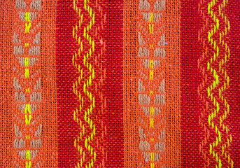 Line Pattern of Cotton Fabric