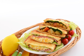 おいしそうなホットサンド