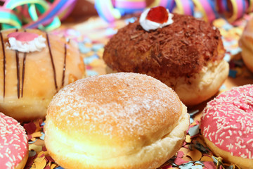 dp5 DoughnutPicture - german verschiedene Berliner - english various jelly doughnuts - g4160
