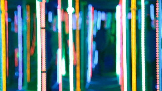 Glowing Mirror Maze