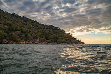 Dusk at Lake Malawi