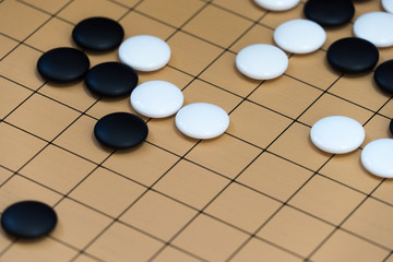 囲碁　対局盤面