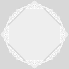 decorative elements in vintage style for decoration layout, framing, for text for advertising, vector illustration hands