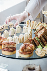 catering banquet table