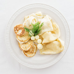 pancakes with butter