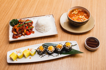 asian dinner