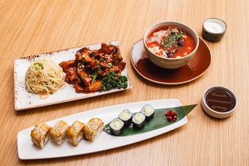 asian dinner