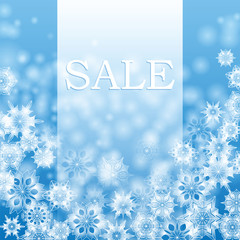Poster for winter sales