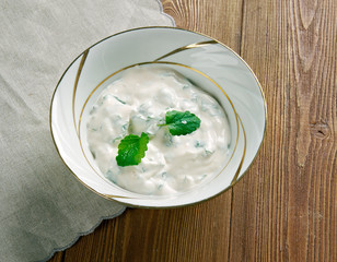 Lemon Garlic Yogurt Sauce